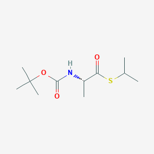 (S)-S-Isopropyl 2-((tert-butoxycarbonyl)amino)propanethioate
