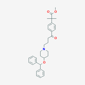 molecular formula C33H39NO4 B028426 Carebastine Methyl Ester CAS No. 189064-48-0