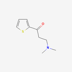 molecular formula C9H13NOS B2842639 3-(Dimethylamino)-1-(2-thienyl)-1-propanone CAS No. 13196-35-5; 5424-47-5