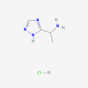 1-(1H-1,2,4-triazol-3-yl)ethan-1-amine hydrochloride
