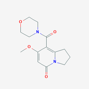 7-methoxy-8-(morpholine-4-carbonyl)-2,3-dihydroindolizin-5(1H)-one