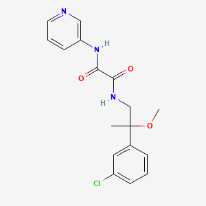 N1-(2-(3-chlorophenyl)-2-methoxypropyl)-N2-(pyridin-3-yl)oxalamide