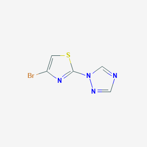 4-Bromo-2-(1,2,4-triazol-1-yl)-1,3-thiazole