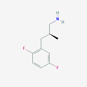 molecular formula C10H13F2N B2842821 (2S)-3-(2,5-Difluorophenyl)-2-methylpropan-1-amine CAS No. 2248183-05-1