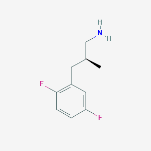 (2S)-3-(2,5-Difluorophenyl)-2-methylpropan-1-amine