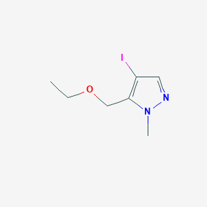 5-(ethoxymethyl)-4-iodo-1-methyl-1H-pyrazole