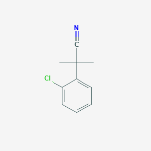molecular formula C10H10ClN B2842873 2-(2-氯苯基)-2-甲基丙腈 CAS No. 69849-08-7