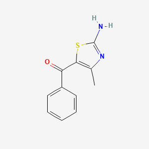 molecular formula C11H10N2OS B2842913 5-苯甲酰基-4-甲基-1,3-噻唑-2-胺 CAS No. 57591-74-9