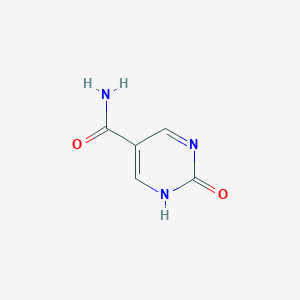 molecular formula C5H5N3O2 B2842919 2-羟基嘧啶-5-甲酰胺 CAS No. 1233198-67-8