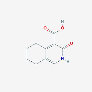 molecular formula C10H11NO3 B2842967 3-Hydroxy-5,6,7,8-tetrahydroisoquinoline-4-carboxylic acid CAS No. 102236-82-8