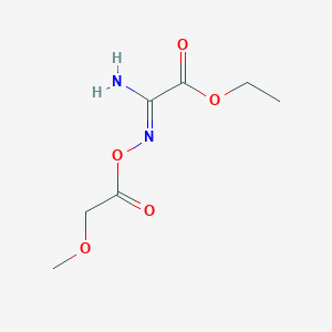 Ethyl (2Z)-2-amino-2-(2-methoxyacetyl)oxyiminoacetate