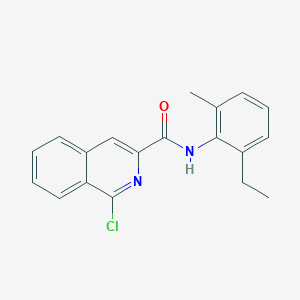molecular formula C19H17ClN2O B2843060 1-chloro-N-(2-ethyl-6-methylphenyl)isoquinoline-3-carboxamide CAS No. 1090944-76-5