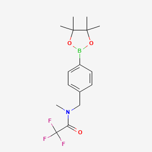 4-[(N-Methyl-N-trifluoroacetyl)aminomethyl]phenylboronic acid pinacol ester
