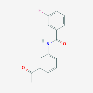 molecular formula C15H12FNO2 B2843124 N-(3-乙酰苯基)-3-氟苯甲酰胺 CAS No. 194783-81-8
