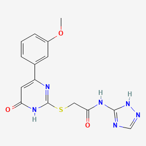 N-(3-methoxypropyl)-1-{4-[(methylsulfonyl)amino]benzoyl}piperidine-3-carboxamide