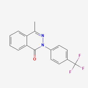 4-Methyl-2-[4-(trifluoromethyl)phenyl]phthalazin-1-one