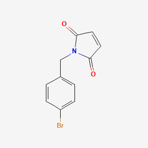molecular formula C11H8BrNO2 B2843194 1-(4-Bromobenzyl)-1H-pyrrole-2,5-dione CAS No. 140480-95-1