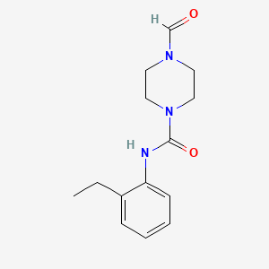 N-(2-ethylphenyl)-4-formylpiperazine-1-carboxamide