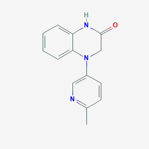4-(6-Methylpyridin-3-yl)-1,3-dihydroquinoxalin-2-one