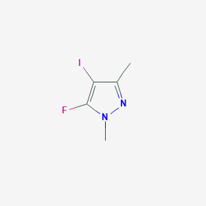 molecular formula C5H6FIN2 B2843317 5-Fluoro-4-iodo-1,3-dimethyl-1H-pyrazole CAS No. 1392274-43-9