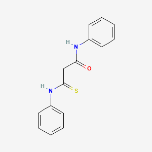 3-anilino-N-phenyl-3-sulfanylidenepropanamide