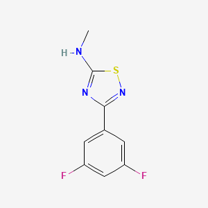 3-(3,5-difluorophenyl)-N-methyl-1,2,4-thiadiazol-5-amine