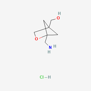 [1-(Aminomethyl)-2-oxabicyclo[2.1.1]hexan-4-yl]methanol hydrochloride