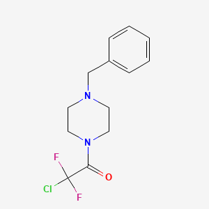 molecular formula C13H15ClF2N2O B2843382 1-(4-Benzylpiperazino)-2-chloro-2,2-difluoro-1-ethanone CAS No. 478258-71-8