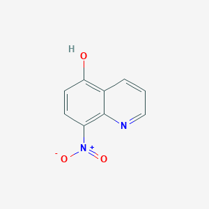 molecular formula C9H6N2O3 B2843391 5-Hydroxy-8-nitroquinoline CAS No. 129717-35-7; 4008-48-4