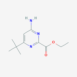 Ethyl 4-amino-6-tert-butylpyrimidine-2-carboxylate