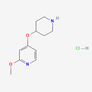 2-Methoxy-4-(piperidin-4-yloxy)pyridinehydrochloride