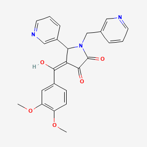 4-(3,4-dimethoxybenzoyl)-3-hydroxy-5-(pyridin-3-yl)-1-(pyridin-3-ylmethyl)-1H-pyrrol-2(5H)-one
