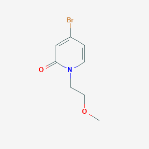 molecular formula C8H10BrNO2 B2843453 4-Bromo-1-(2-methoxyethyl)pyridin-2(1H)-one CAS No. 1936135-61-3