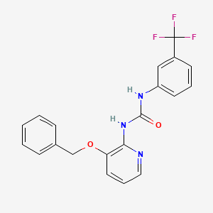 N-[3-(benzyloxy)-2-pyridinyl]-N'-[3-(trifluoromethyl)phenyl]urea