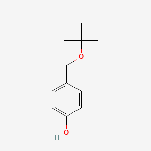 molecular formula C11H16O2 B2843493 4-[(tert-Butoxy)methyl]phenol CAS No. 282713-15-9
