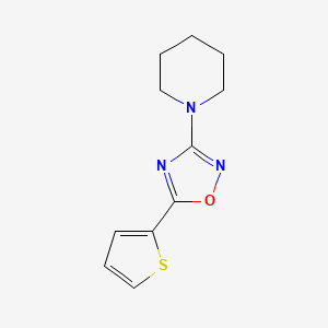 3-Piperidin-1-yl-5-thiophen-2-yl-1,2,4-oxadiazole