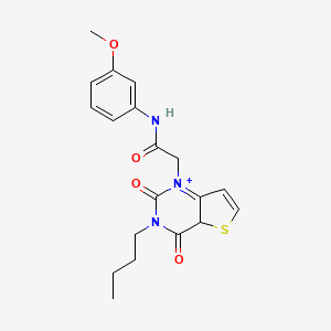 2-{3-butyl-2,4-dioxo-1H,2H,3H,4H-thieno[3,2-d]pyrimidin-1-yl}-N-(3-methoxyphenyl)acetamide