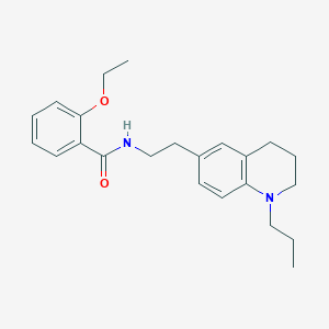 2-ethoxy-N-(2-(1-propyl-1,2,3,4-tetrahydroquinolin-6-yl)ethyl)benzamide