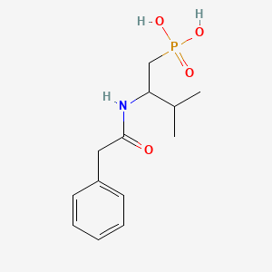 [3-methyl-2-[(2-phenylacetyl)amino]butyl]phosphonic Acid