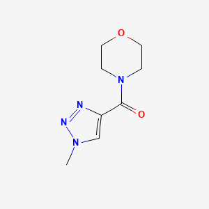 molecular formula C8H12N4O2 B2843563 4-(1-methyl-1H-1,2,3-triazole-4-carbonyl)morpholine CAS No. 1791134-52-5