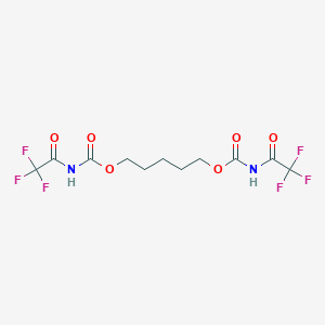 5-({[(Trifluoroacetyl)amino]carbonyl}oxy)pentyl trifluoroacetylcarbamate