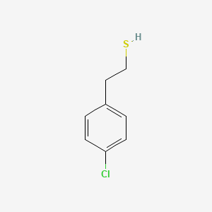 molecular formula C8H9ClS B2843612 2-(4-Chlorophenyl)ethane-1-thiol CAS No. 121027-25-6