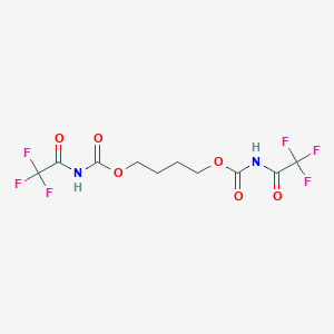 4-({[(Trifluoroacetyl)amino]carbonyl}oxy)butyl trifluoroacetylcarbamate