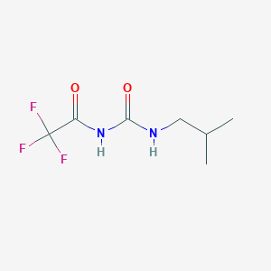 molecular formula C7H11F3N2O2 B284365 N-isobutyl-N'-(trifluoroacetyl)urea 