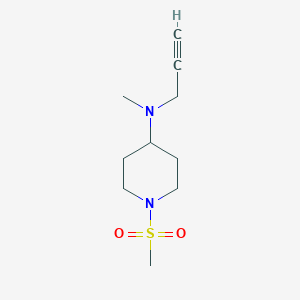 N-Methyl-1-methylsulfonyl-N-prop-2-ynylpiperidin-4-amine