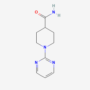 molecular formula C10H14N4O B2843762 1-(pyrimidin-2-yl)piperidine-4-carboxamide CAS No. 338780-42-0