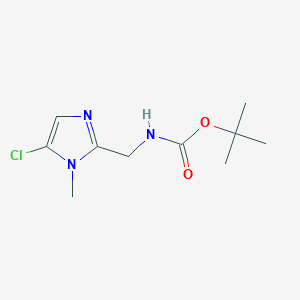 Tert-butyl N-[(5-chloro-1-methylimidazol-2-yl)methyl]carbamate