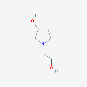molecular formula C6H13NO2 B2843799 1-(2-Hydroxyethyl)pyrrolidin-3-ol CAS No. 98278-20-7