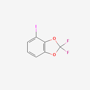 molecular formula C7H3F2IO2 B2843812 2,2-Difluoro-4-iodobenzo[d][1,3]dioxole CAS No. 531508-54-0
