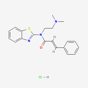 N-(benzo[d]thiazol-2-yl)-N-(2-(dimethylamino)ethyl)cinnamamide hydrochloride
